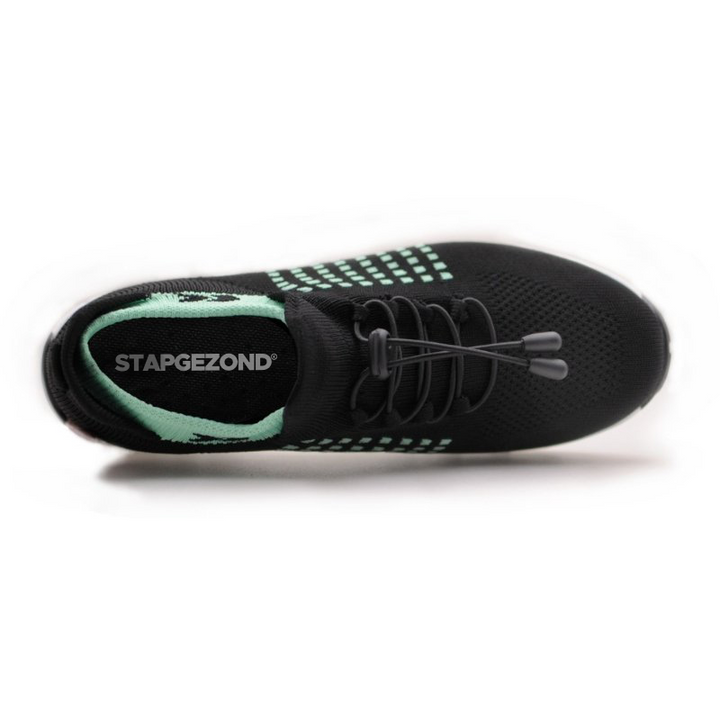 Ladies Sneakers - FlexiComfort-Black Purple-2.5-The Livary