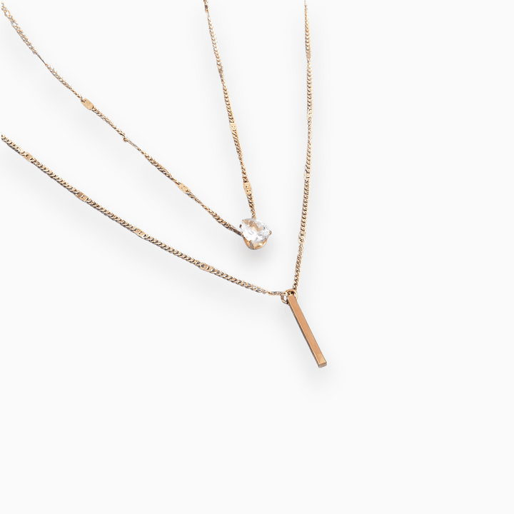 Glow Grid Chain - Lumia-Gold-The Livary
