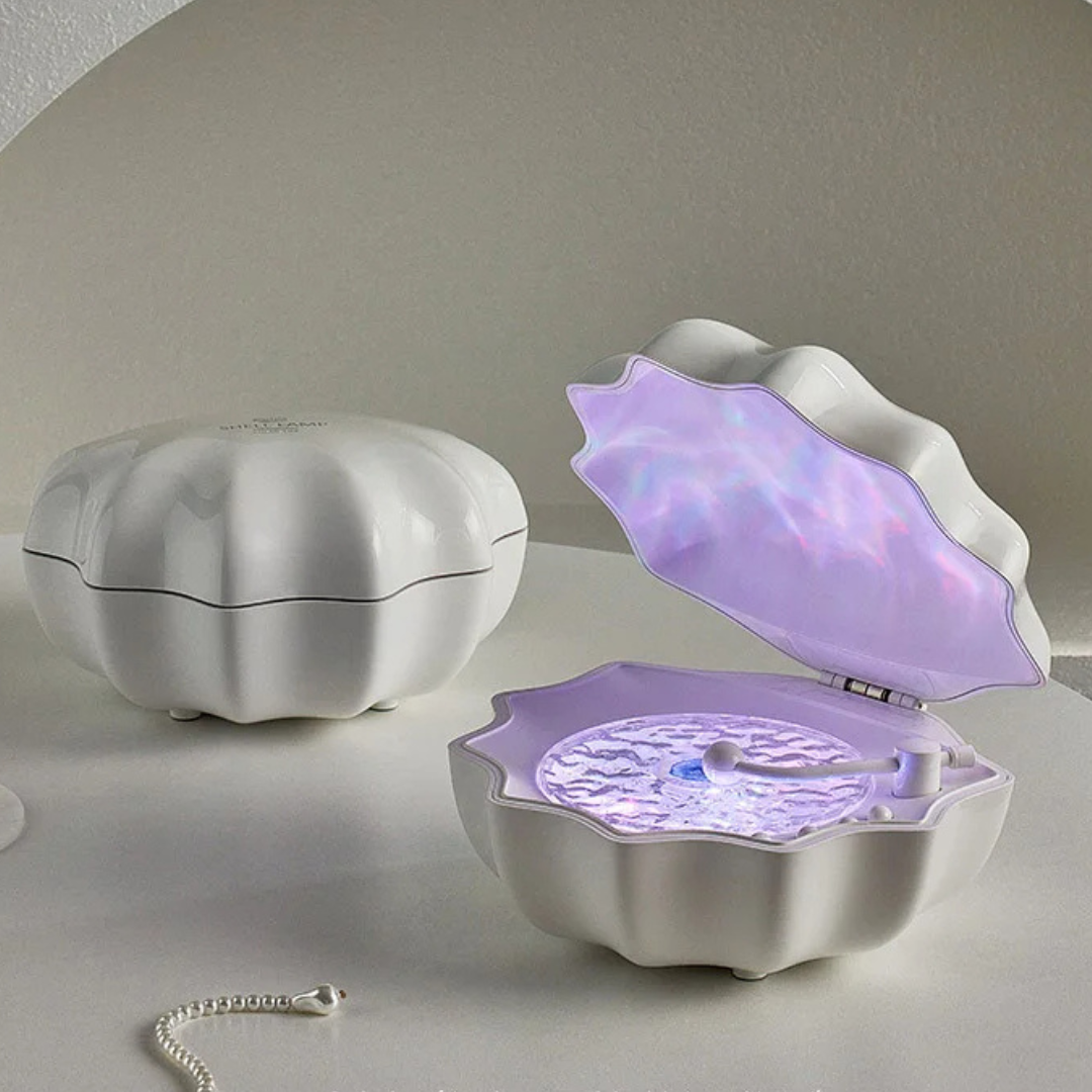 Bluetooth Speaker with Illuminated Wave Plate - WaveGlow-Blue-The Livary