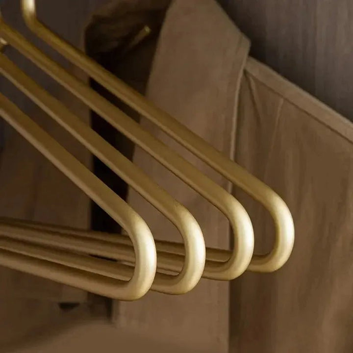 Luxury Anti-Slip Clothes Hangers - Closura-Gold-The Livary