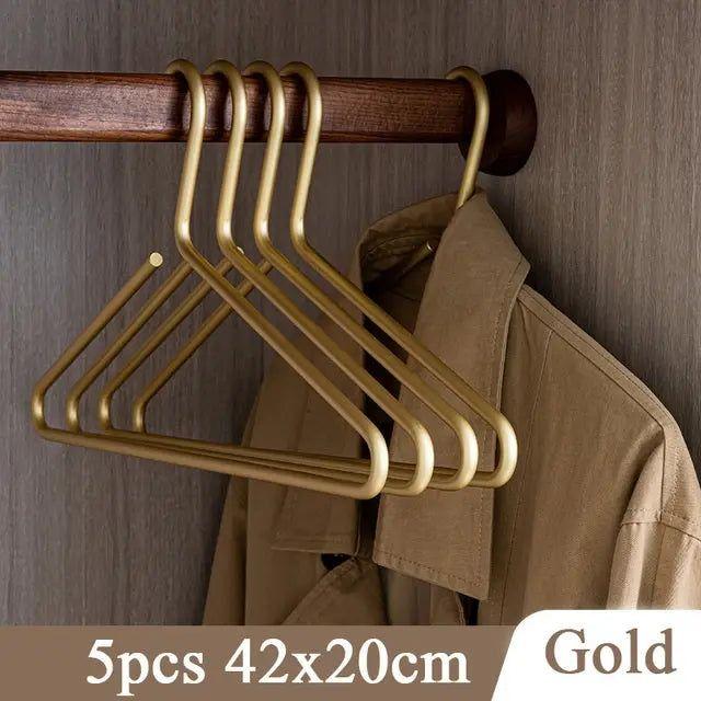 Luxury Anti-Slip Clothes Hangers - Closura-Gold-The Livary