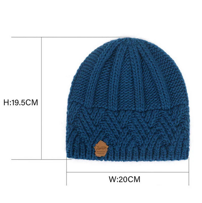 Comfortable Knitted Hat - Elena-White-The Livary