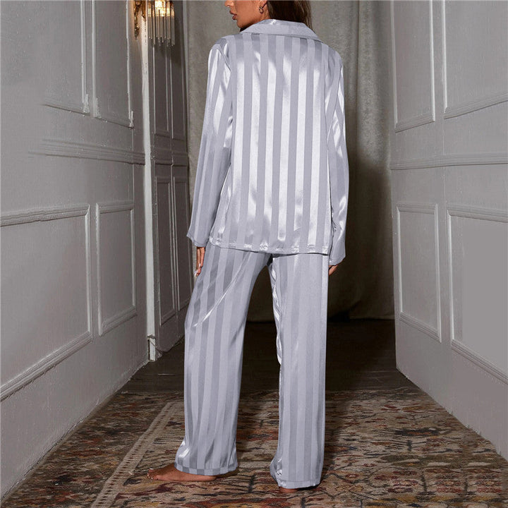 Luxury Silk Pyjama for Women - Nina-Beige-S-The Livary