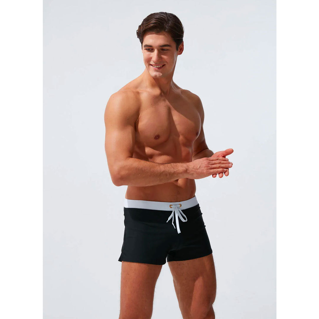 Trendy Men's Swim Shorts – Jace-Black-L-The Livary