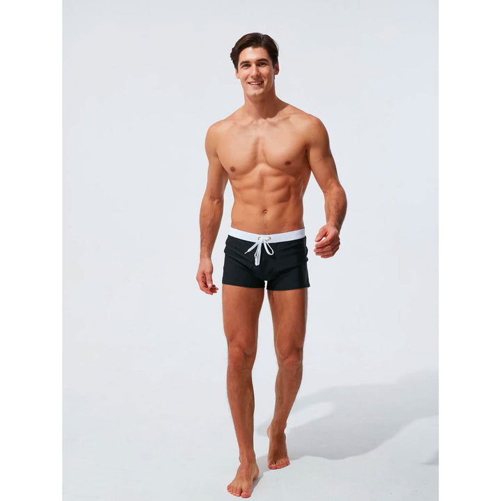 Trendy Men's Swim Shorts – Jace-Black-L-The Livary