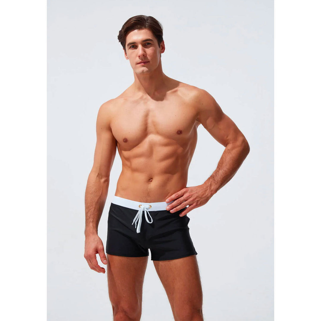 Trendy Men's Swim Shorts – Jace-Black-L-The Livary