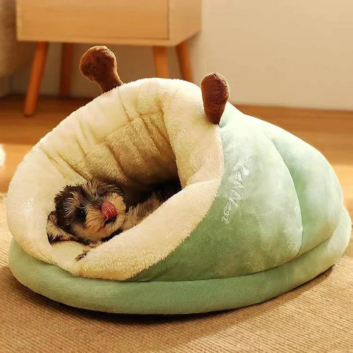 Soft Snuggle Bed for Cats and Dogs - SnugglePaw-Green-S-The Livary