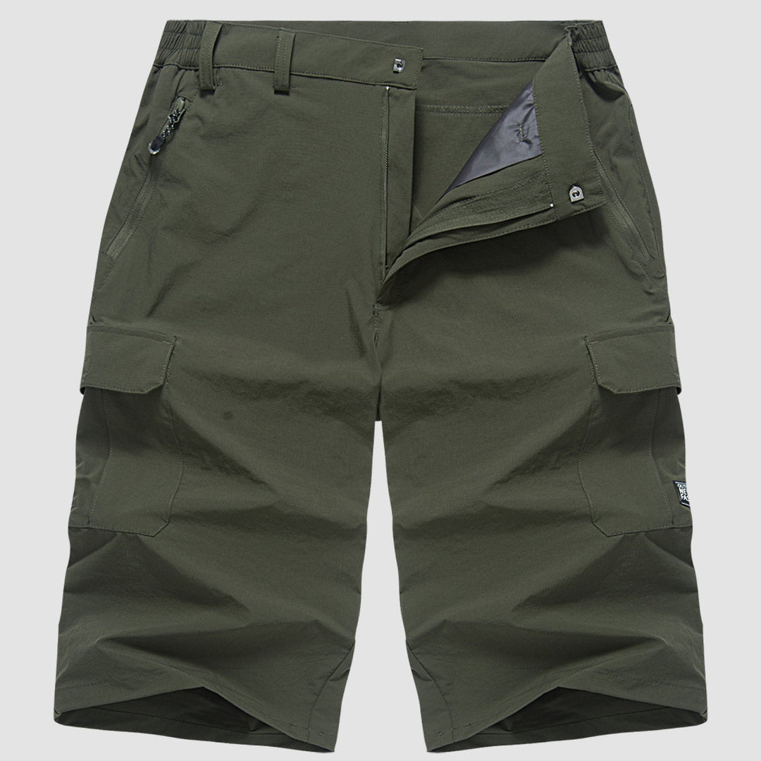 Quick-Drying Cargo Shorts for Men – Rowan-Dark blue-S-The Livary