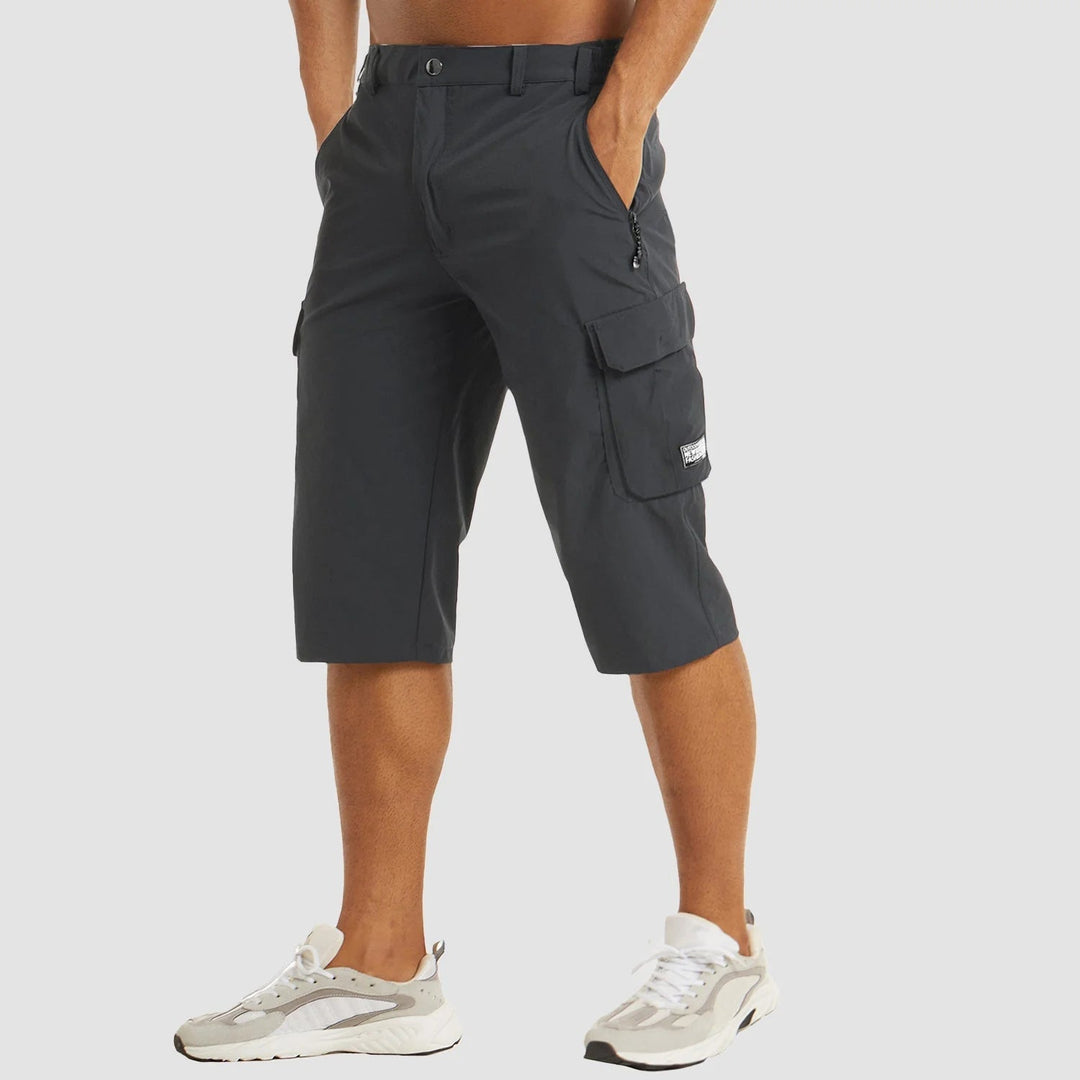 Quick-Drying Cargo Shorts for Men – Rowan-Dark blue-S-The Livary
