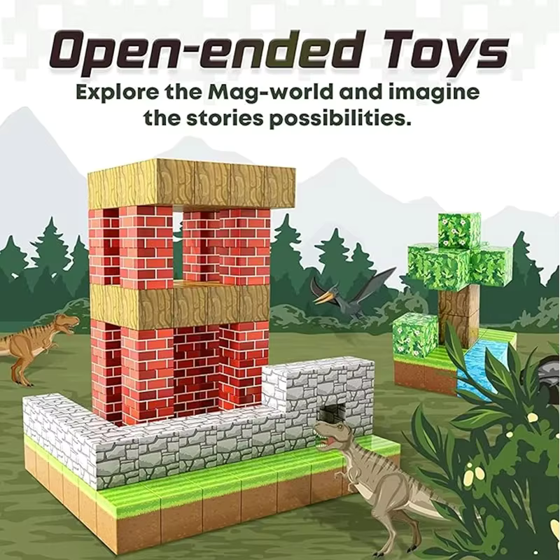 Magnetic Building Set – Buildix-The Livary