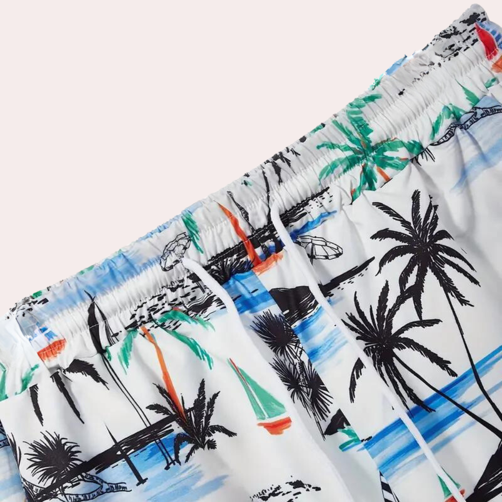 Casual summer two-piece for men – Breathable & Comfortable – Jonas-S-The Livary