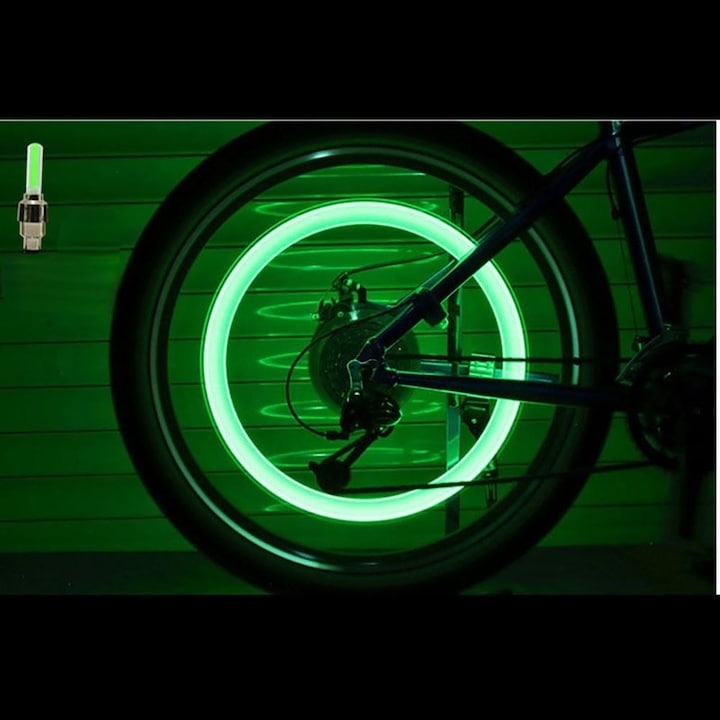 Set of 4 LED Valve Caps – GlowRims-Blue-The Livary
