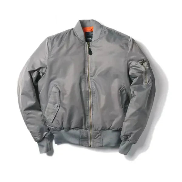 Windproof Ladies Bomber Jacket - Nova-Grey-2XS-The Livary