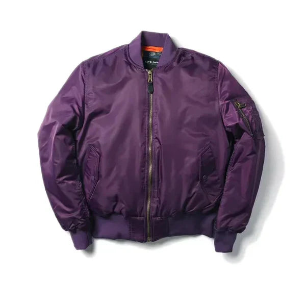 Windproof Ladies Bomber Jacket - Nova-Purple-2XS-The Livary