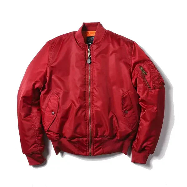 Windproof Ladies Bomber Jacket - Nova-Red-2XS-The Livary