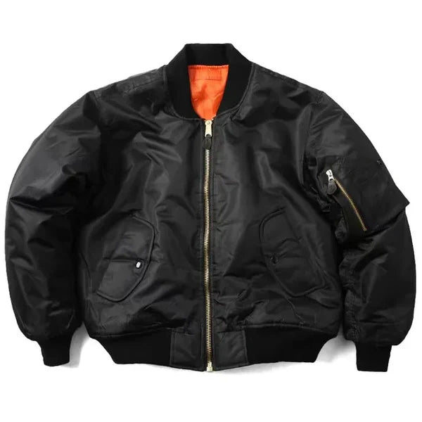 Windproof Ladies Bomber Jacket - Nova-Black-2XS-The Livary