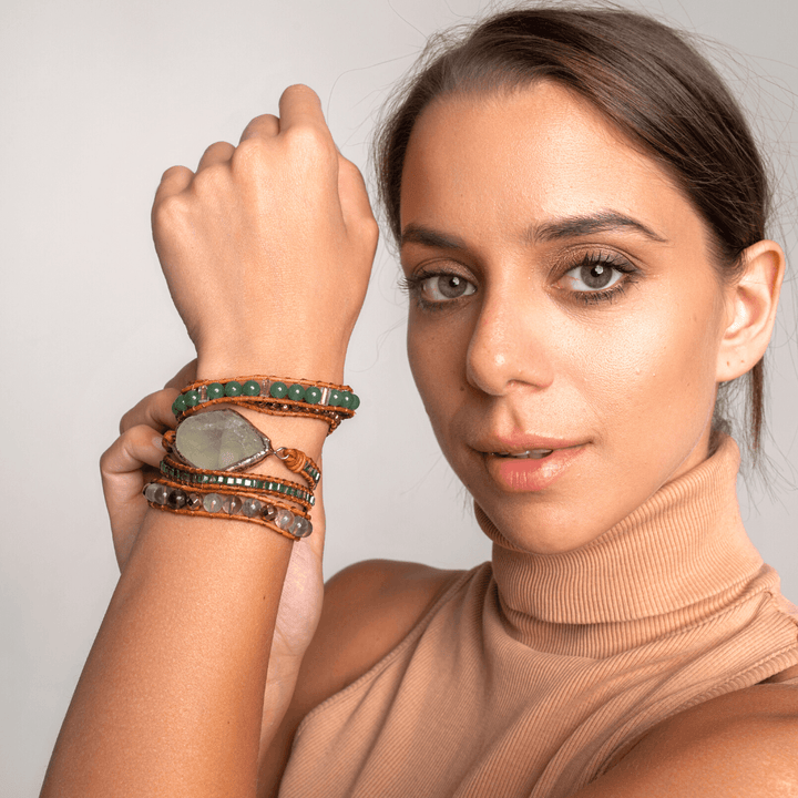 Detoxifying Fluorite Wrap Bracelet - Iris-The Livary