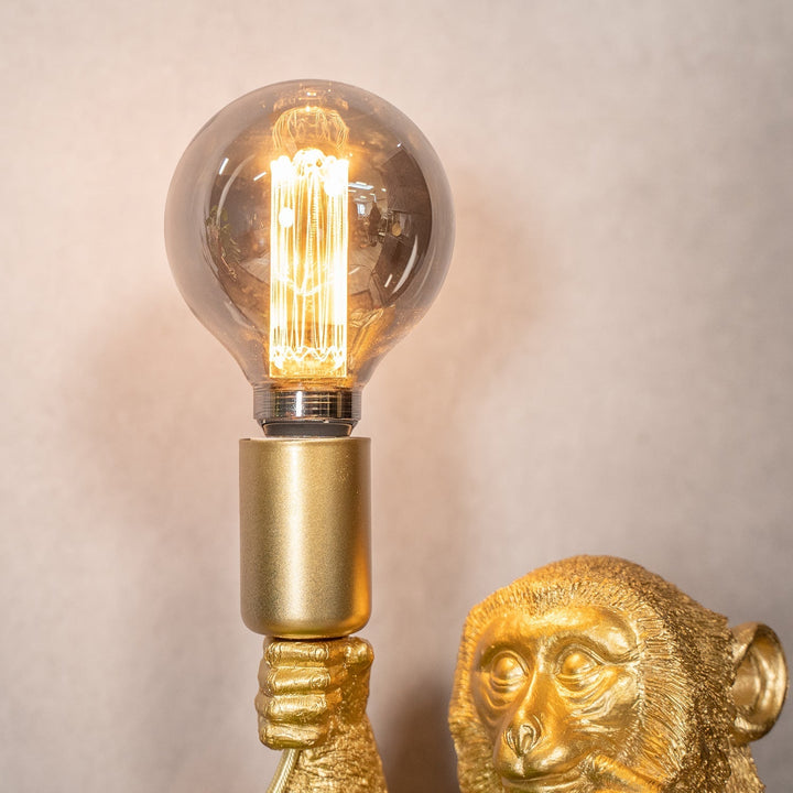 Luxury Gold Monkey Table Lamp - GoldenChimp-The Livary