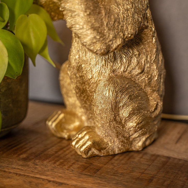 Luxury Gold Monkey Table Lamp - GoldenChimp-The Livary
