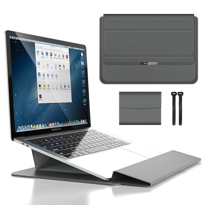 Waterproof & Shockproof Laptop Sleeve – Veltro-Grey-11 - 12 inch-The Livary
