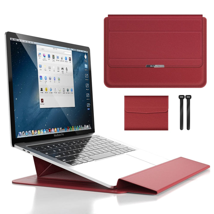 Waterproof & Shockproof Laptop Sleeve – Veltro-Red-11 - 12 inch-The Livary