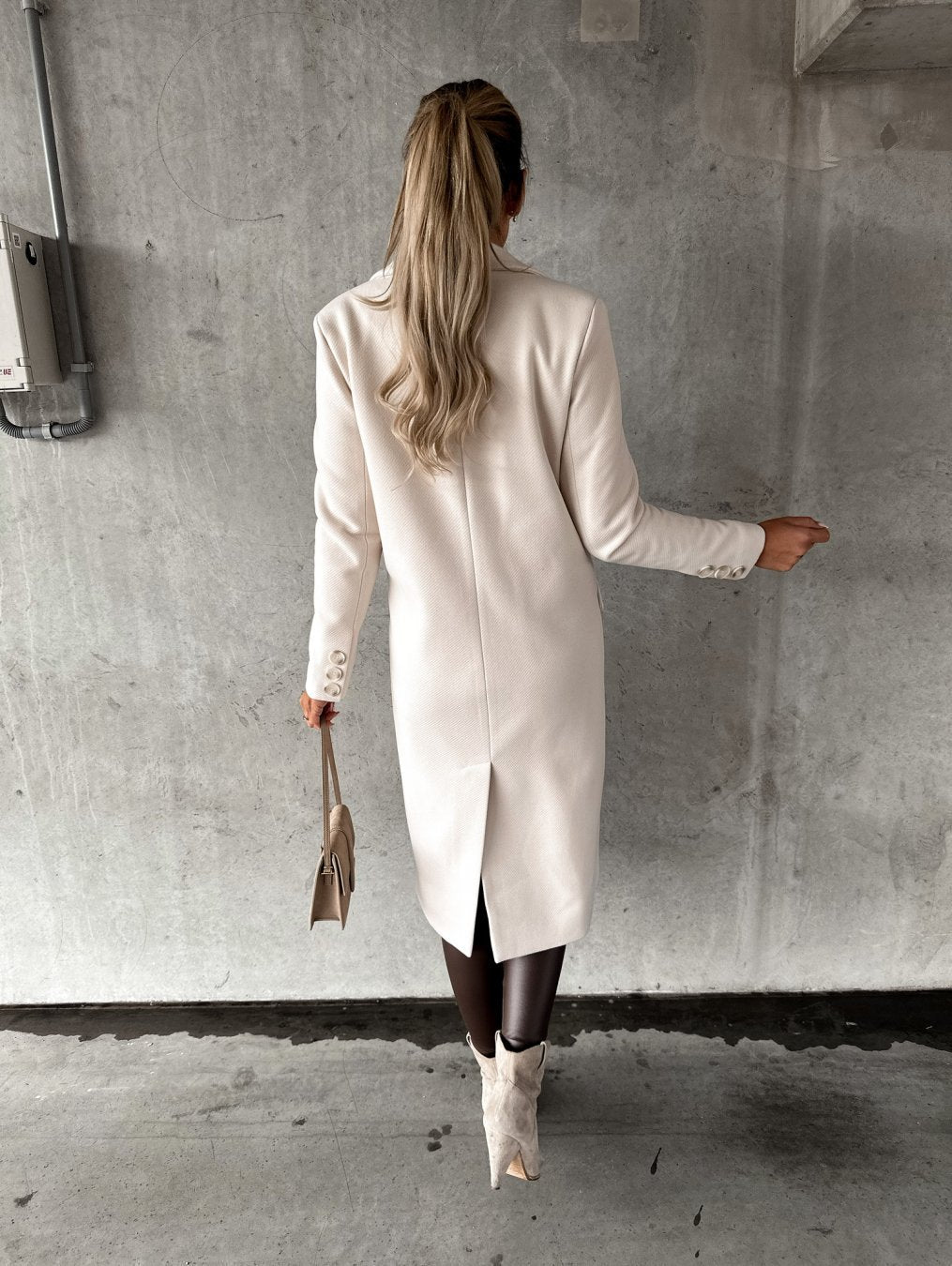 Trendy Winter Jacket for Women - Valeria-Cream-S-The Livary