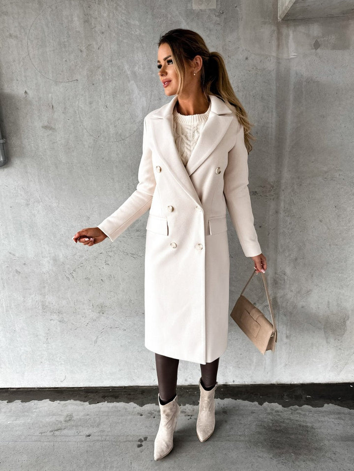 Trendy Winter Jacket for Women - Valeria-Cream-S-The Livary