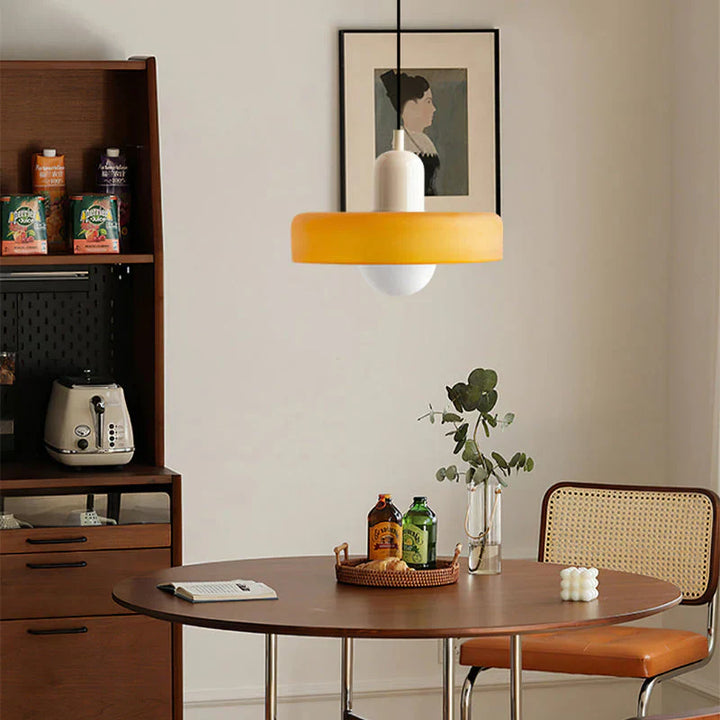 Hanging Ceiling Lamp - NordicLuxe-White-Red-25 x 18 cm-The Livary