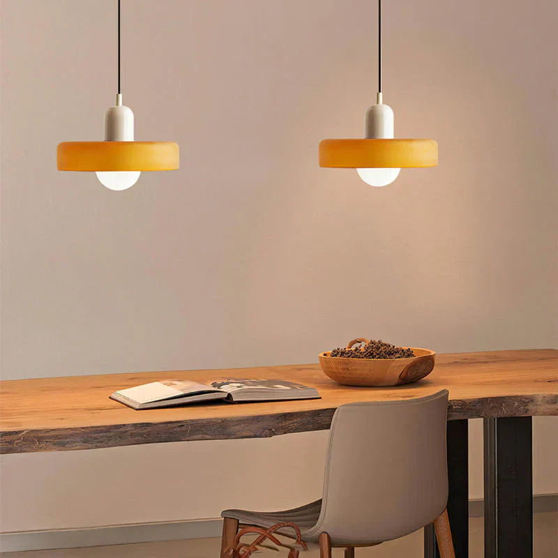 Hanging Ceiling Lamp - NordicLuxe-White-Red-25 x 18 cm-The Livary