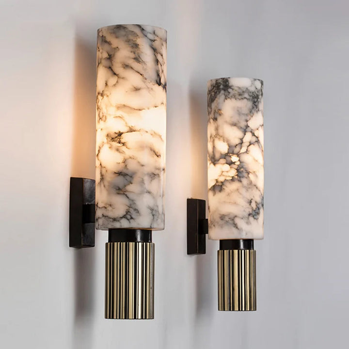 Illuminated Marble Wall Decoration - LustraMar-The Livary