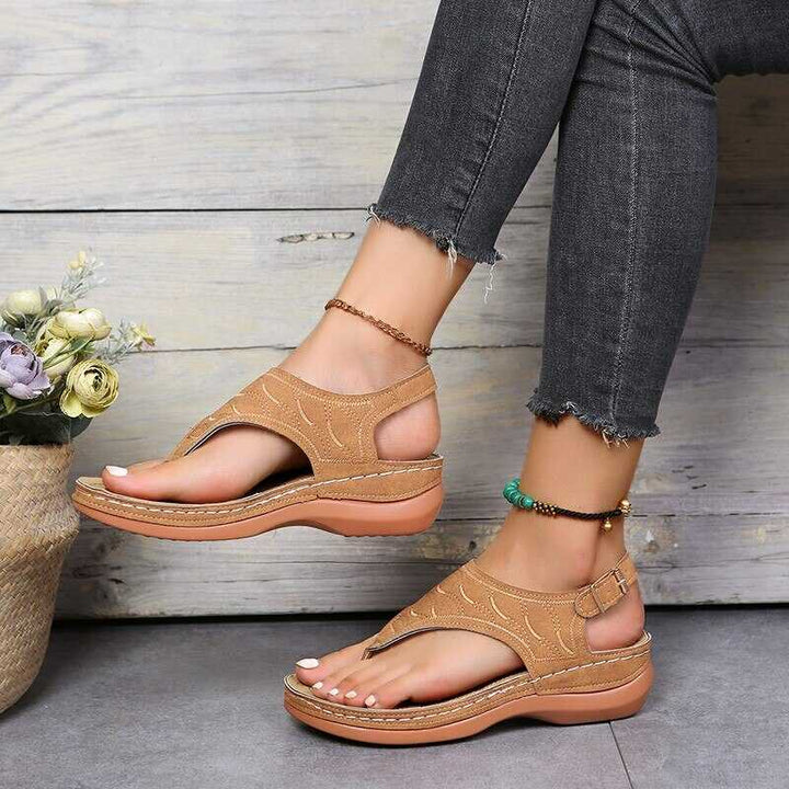 Summer Ladies Sandals - SunStyle-2.5-Beige-The Livary