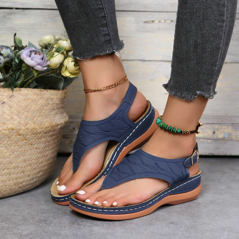 Summer Ladies Sandals - SunStyle-2.5-Blue-The Livary