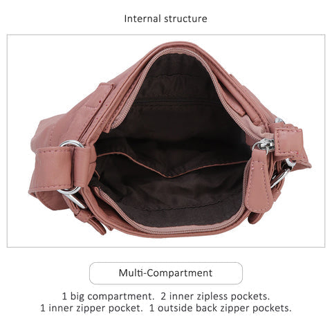 Multifunctional Stylish Anti-Theft Bag - SafeStyle-Black-The Livary