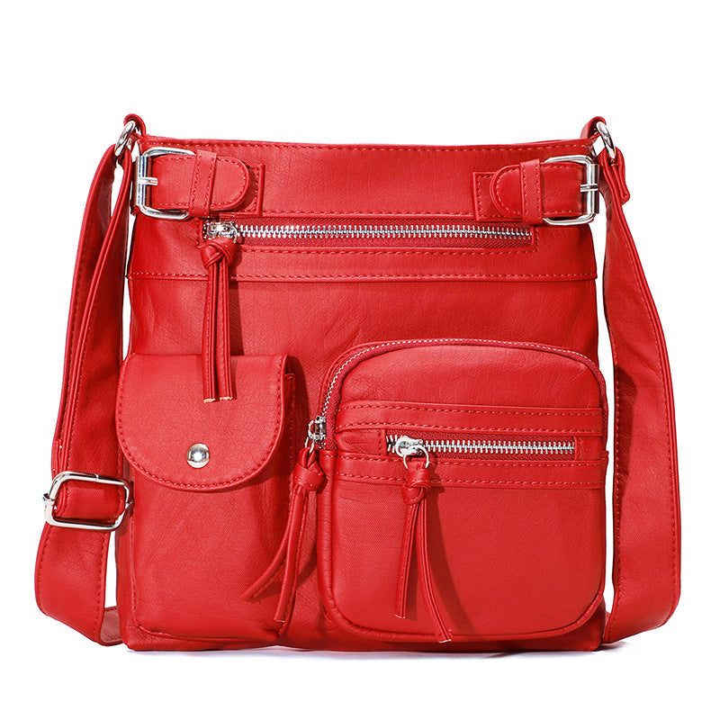 Multifunctional Stylish Anti-Theft Bag - SafeStyle-Red-The Livary
