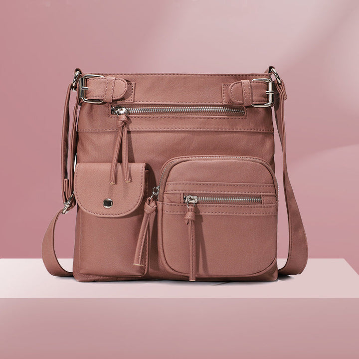 Multifunctional Stylish Anti-Theft Bag - SafeStyle-Pink-The Livary
