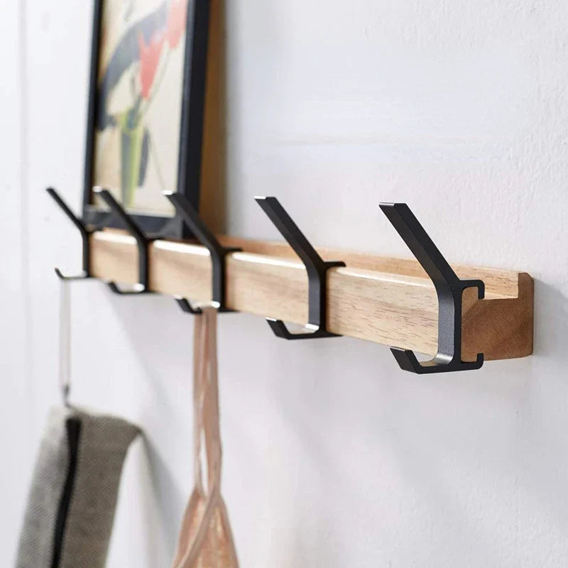 Wall Coat Rack with Movable Hooks – Nordhook-The Livary