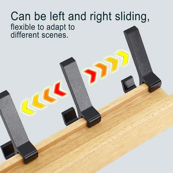 Wall Coat Rack with Movable Hooks – Nordhook-The Livary