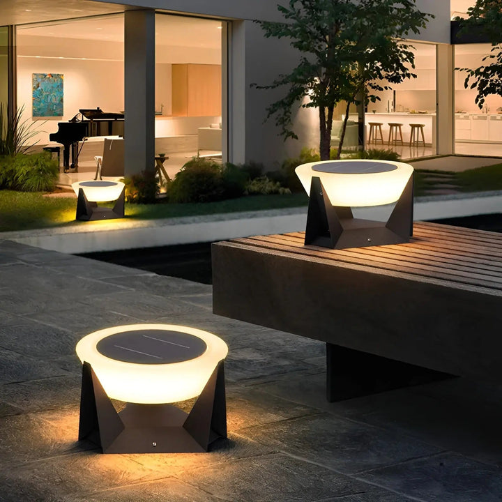 Luxury Solar Garden Lamp with Japanese Style - ZenGlow-The Livary