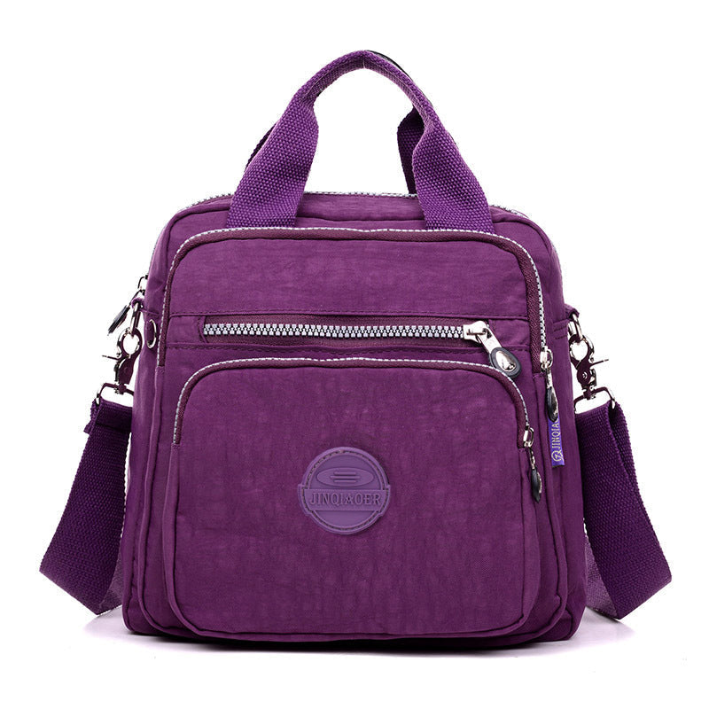 3-in-1 Waterproof Multifunctional Trendy Shoulder Bag - FlexiBag-Purple-The Livary