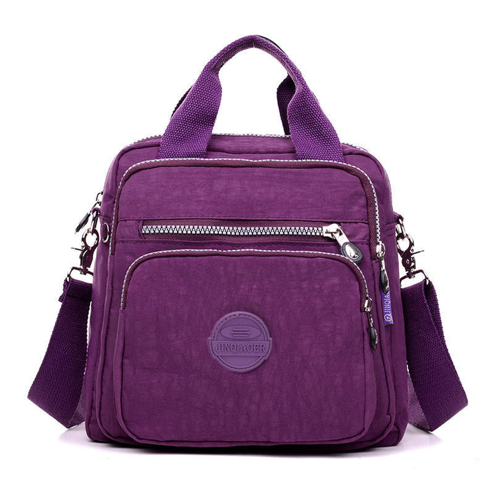 3-in-1 Waterproof Multifunctional Trendy Shoulder Bag - FlexiBag-Purple-The Livary