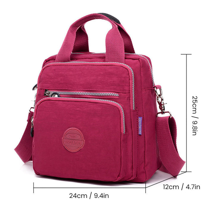 3-in-1 Waterproof Multifunctional Trendy Shoulder Bag - FlexiBag-Purple-The Livary