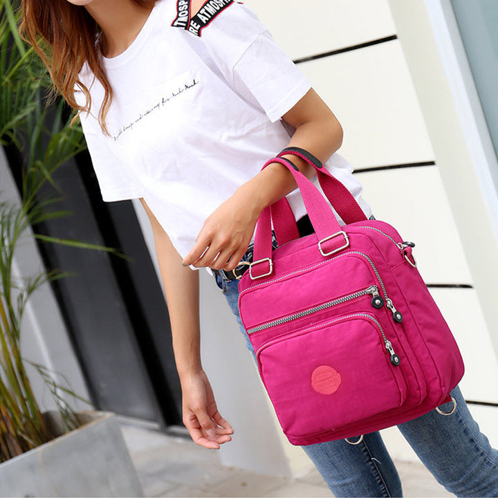 3-in-1 Waterproof Multifunctional Trendy Shoulder Bag - FlexiBag-Purple-The Livary