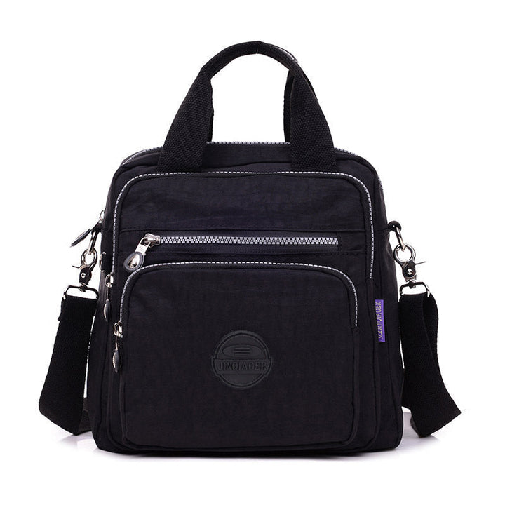 3-in-1 Waterproof Multifunctional Trendy Shoulder Bag - FlexiBag-black-The Livary