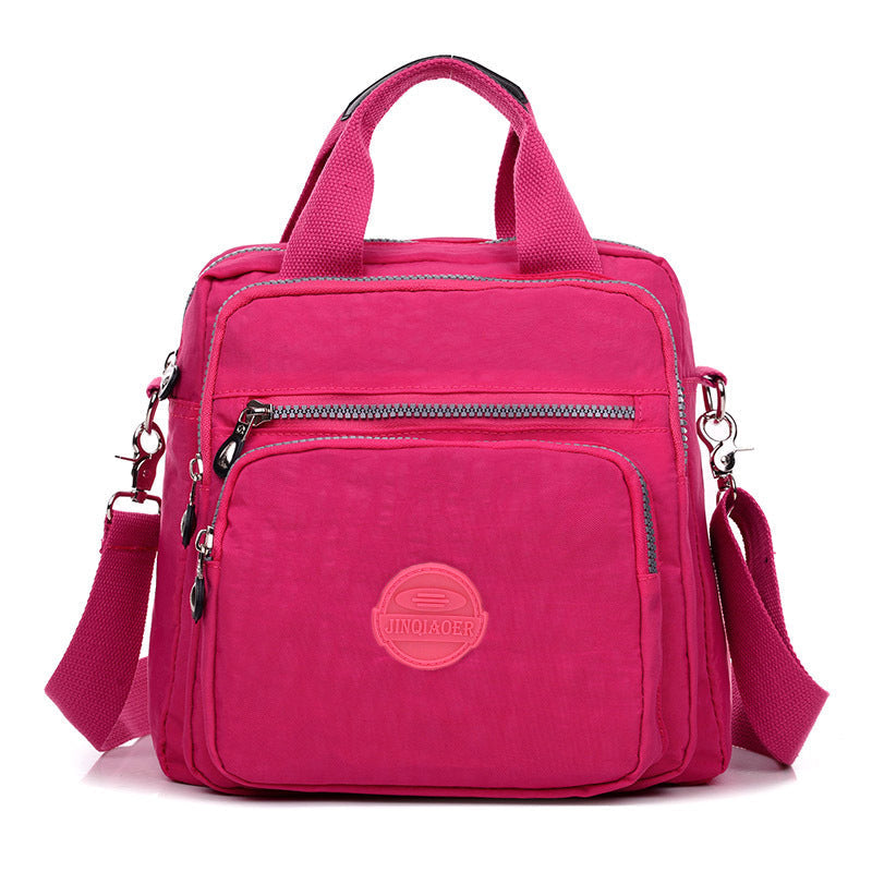 3-in-1 Waterproof Multifunctional Trendy Shoulder Bag - FlexiBag-Pink-The Livary