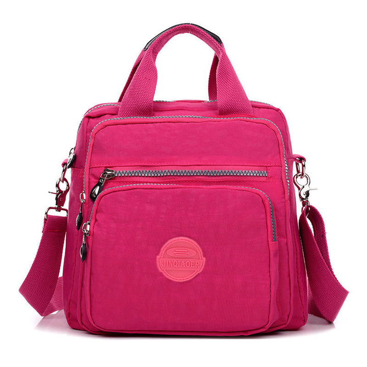 3-in-1 Waterproof Multifunctional Trendy Shoulder Bag - FlexiBag-Pink-The Livary