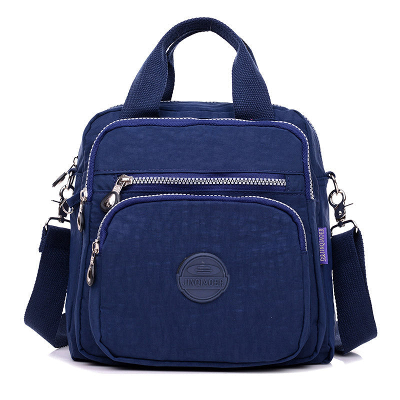3-in-1 Waterproof Multifunctional Trendy Shoulder Bag - FlexiBag-Dark blue-The Livary