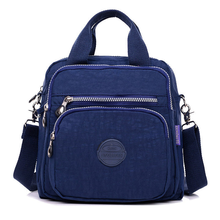 3-in-1 Waterproof Multifunctional Trendy Shoulder Bag - FlexiBag-Dark blue-The Livary