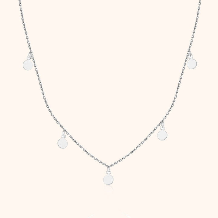 Necklace Small Circles - Aylin-Silver-The Livary