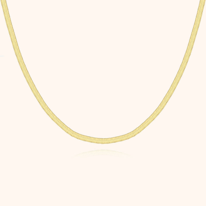 Stylish Flat Chain - Helena-Gold-The Livary
