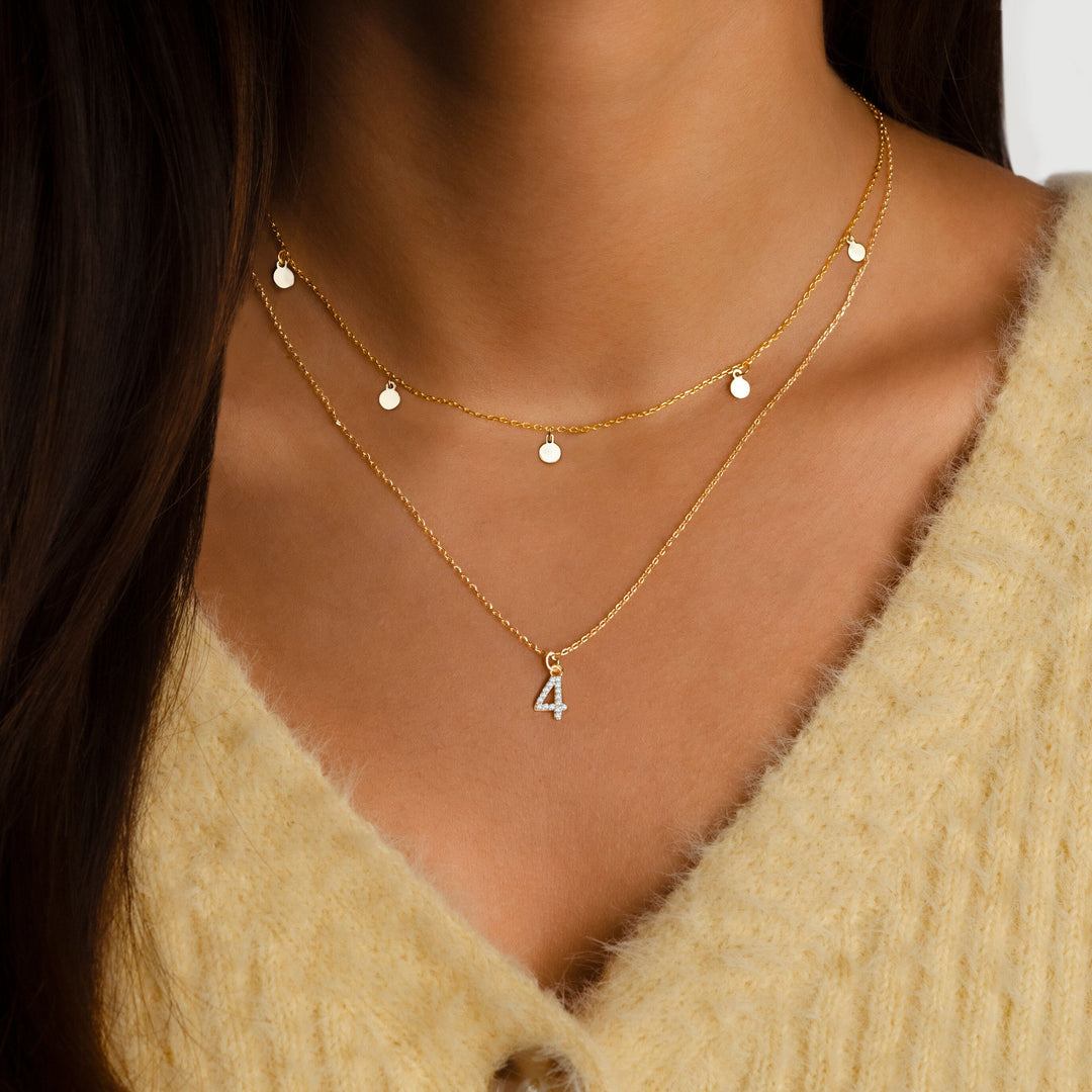 Necklace Small Circles - Aylin-Gold-The Livary